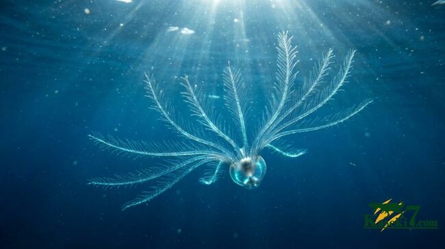 根を持たず海を漂ったウミユリ……浮遊性棘皮動物、サッココーマ（Saccocom）、デンドライト共生標本（その8）
