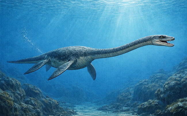 エナメル質の保存状態抜群＆先端まで残る美品！モロッコ産の首長竜エラスモサウルス（Elasmosaurus）の歯化石（その8）