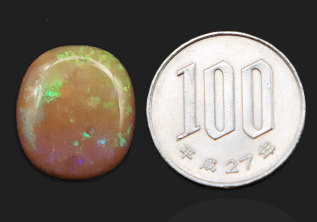 手触りの良いカボションカット … 美しい遊色を備えたプレシャスオパール（Opal）（その7）