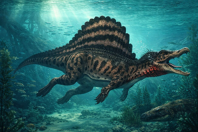 白亜紀の北アフリカの支配者、スピノサウルス（Spinosaurus）歯化石（その8）