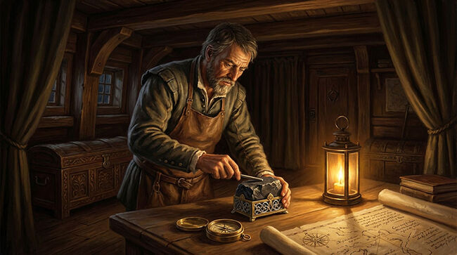 大航海時代のモバイルバッテリー、磁力あり！日本を代表するスカルン鉱床、大分県尾平鉱山産のマグネタイト（磁鉄鉱）（その10）