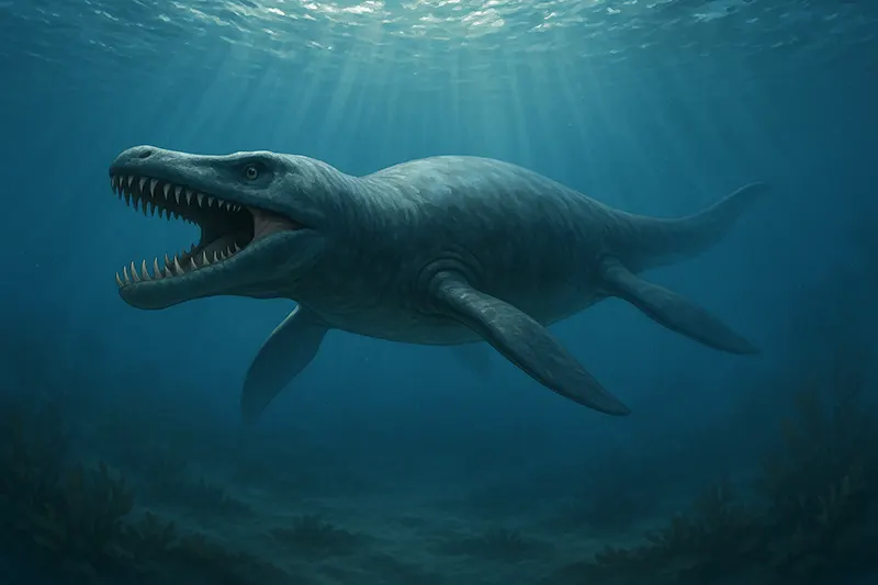 海生爬虫類コレクター垂涎のアイテム！首が「短い」首長竜、ロシア・オスコル産、プリオサウルス類（Pliosauroidea）の極上歯化石（その9）