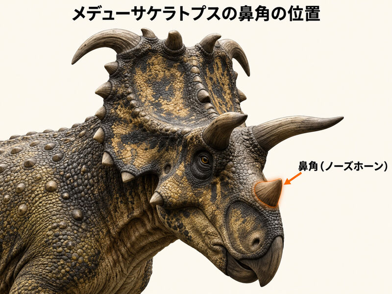 ベリーレア！採集者から直接入手した来歴明確な標本！2026年9月採集、神話の怪物の名を持つ角竜、メデューサケラトプス（Medusaceratops）の鼻角芯化石（その10）