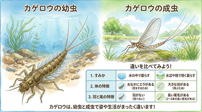 複数個体が密集！中国・遼寧省産、約35ミリの大型カゲロウ類若虫（Ephemeroptera nymph）を含む群集化石（その9）