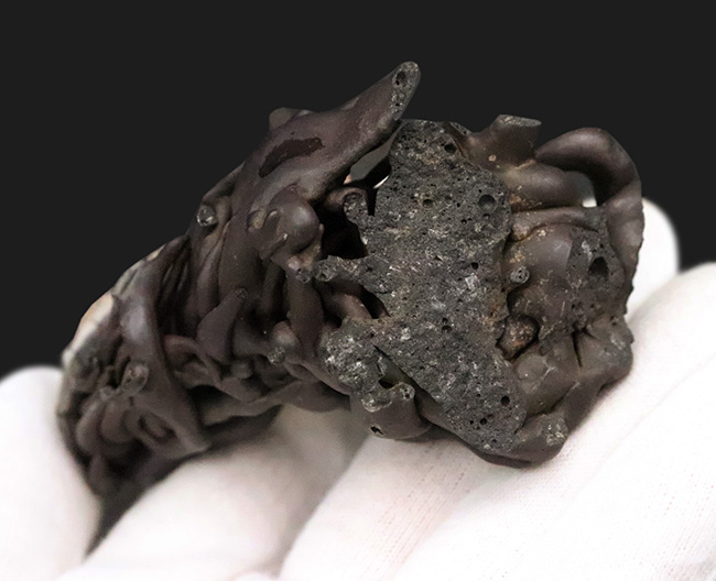 この見た目のインパクト、迫力！ハワイ・キラウェア火山産 縄状溶岩 パホイホイ溶岩（Pahoehoe lava）（その5）