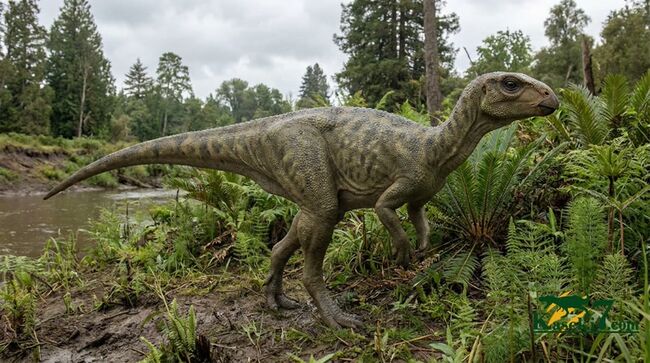 白亜紀最末期ヘルクリーク層産、テスケロサウルス（Thescelosaurus neglectus）の尾椎骨化石（その8）