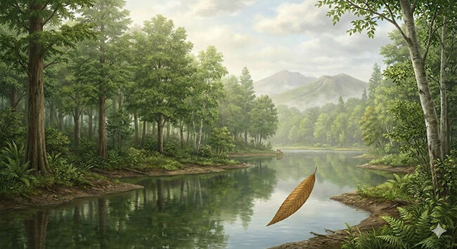 母岩25cm超、本体10cm弱の特大標本！岩手県雫石町・用ノ沢産「炭化」した木の葉の化石（その10）