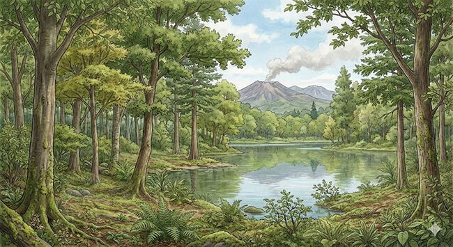 日本列島の古い記憶……岩手県雫石町用ノ沢産、脈・輪郭ともによく保存された木の葉の化石（その11）