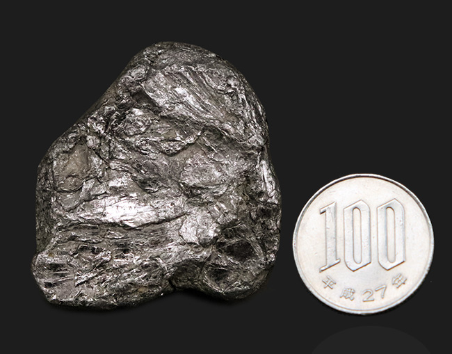 日本の鉱山史の 1 ページを飾る名品。採集年月日【採集年月日：1970年（昭和45年）8月19日】が明確に残る、岐阜県大野郡白川村・平瀬鉱山産モリブデン（輝水鉛鉱）（その8）