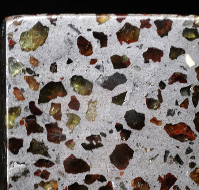 人気！贅沢な直方体型カット！「世界で最も美しい隕石」と評される石鉄隕石、パラサイト（その8）
