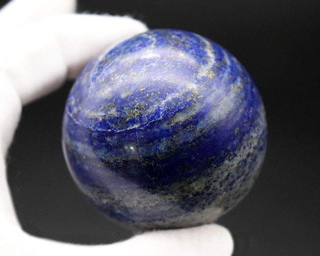 人気！名産地アフガニスタン産の高品位ラピスラズリ（Lapis lazuli）の天然スフィア標本（その3）