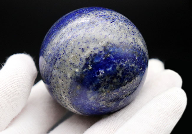 人気！名産地アフガニスタン産の高品位ラピスラズリ（Lapis lazuli）の天然スフィア標本（その5）