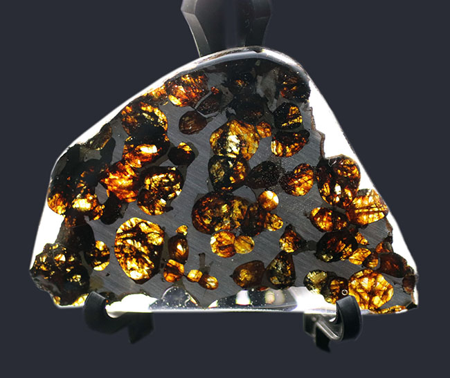 ナイスピース！２０１６年に発見された新しいパラサイト隕石、ケニヤ産パラサイト隕石（本体防錆処理済み）（その2）