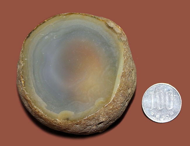 スライスカットではありません!塊状のメノウ標本(Agate)(その8)