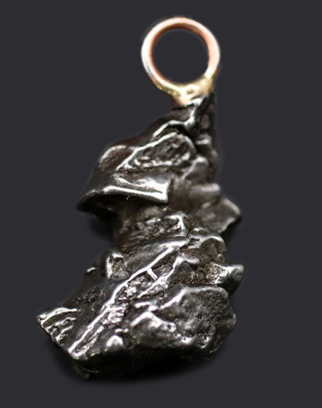 宇宙的オシャレ！鉄隕石、カンポ・デル・シエロを使ったペンダント（シルバーチェーン、高級ジュエリーケース付き）（その1）