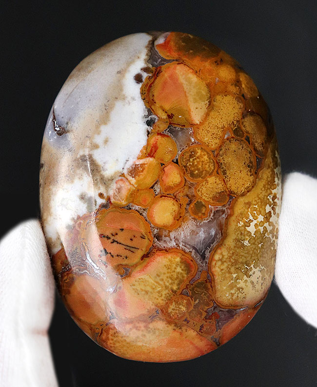 インドから来たジャスパーの王様、蛇の柄模様を持つ玉髄、その名もキングコブラジャスパー（Orbicular Jasper）（その5）