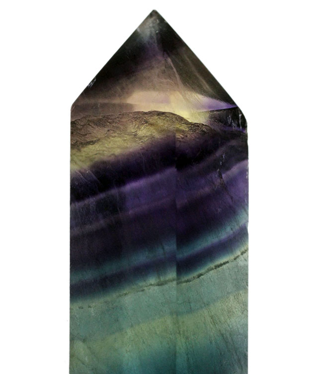 人気の鉱物、多色彩のバンド構造を持つ、レインボーフローライト(Fluorite)(その3)