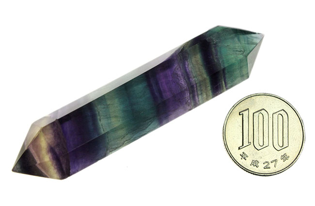 人気の鉱物、多色彩のバンド構造を持つ、レインボーフローライト(Fluorite)(その8)