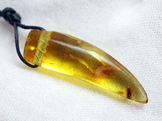琥珀名産地バルト海から誕生した、琥珀化石のペンダント(Amber)(その6)