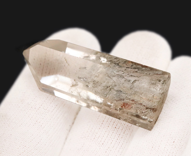 ガーデンとファントムのミックス!中間的な構造を持つナチュラルな水晶(Garden Quartz)(その5)