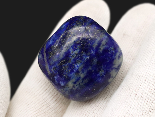 古代より愛でられてきた伝統ある貴石、天然のラピズラズリ(Lapis lazuli)のポリッシュ標本(その2)