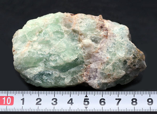 研究機関で長らく保管、レアな国産の蛍石（Fluorite）。新潟県東蒲原郡の五十島（いがしま）鉱山から採集（その6）