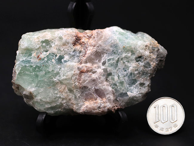 研究機関で長らく保管、レアな国産の蛍石（Fluorite）。新潟県東蒲原郡の五十島（いがしま）鉱山から採集（その7）
