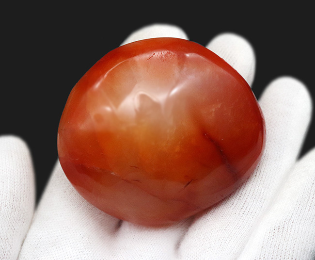 古代の守護石 カーネリアン（Carnelian）の磨き標本、またの名を紅玉髄（その3）