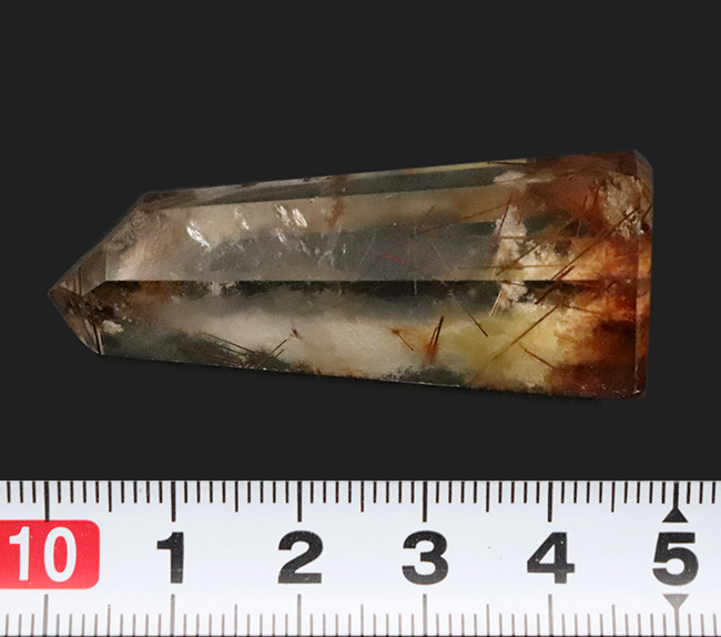 ダブル！ファントム化とルチル化が同時進行した、珍しいクリスタル（Phantom & Rutilated Quartz）（その7）
