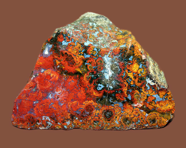 特大!色鮮やか!人気のハンガリー産のストロマトライトを含むメノウ(Agate)(その2)