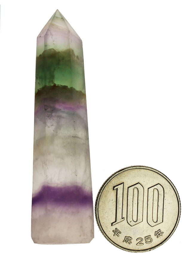 人気の鉱物、レインボーフローライト(fluorite)。シンプルで透き通った印象。(その11)