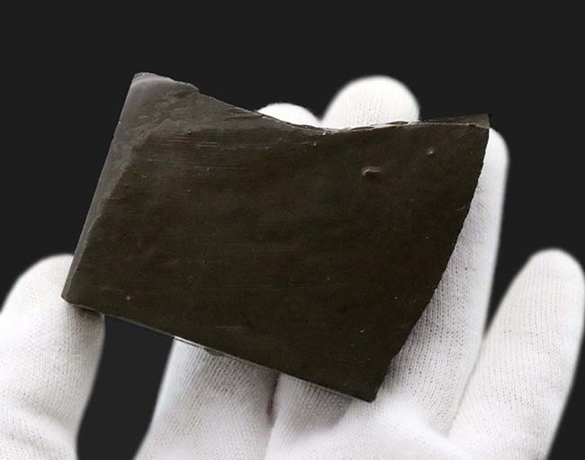 濃い赤、緑の輝きを放つ!クリスマスにはまだ早い!?ブーツ型のアンモライト(Ammolite)のピース(その7)