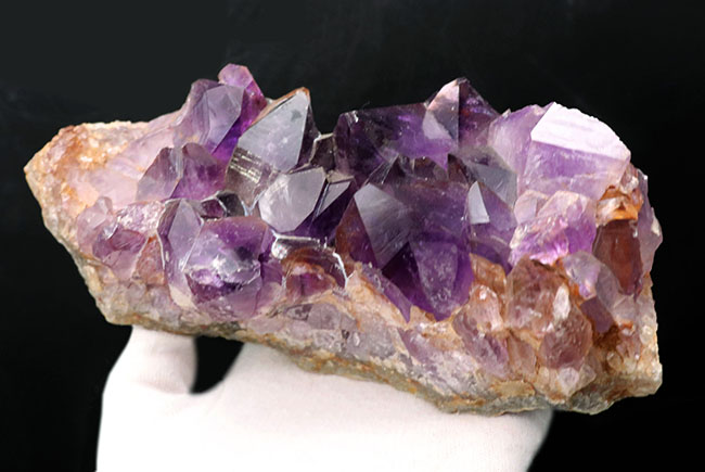 地下深い世界からこんにちは。890グラムオーバー!上質の紫水晶こと、アメシスト(Amethyst)を含む硬い火成岩(その3)
