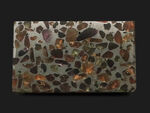 上質のカンラン石！ずっしりと重い１５０グラムの直方体型！人気の石鉄隕石、パラサイト