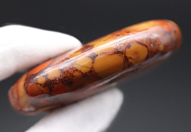 スネークスキン！大人気鉱物、インド産キングコブラジャスパー（Orbicular Jasper）（その8）