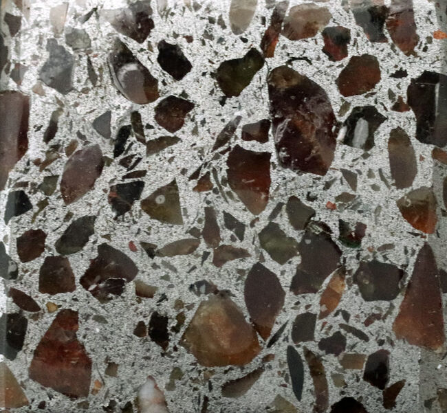 美しいパターン！ずっしりと重い、大きなサイコロ型！ケニア産石鉄隕石、パラサイト（Pallasite）（その4）