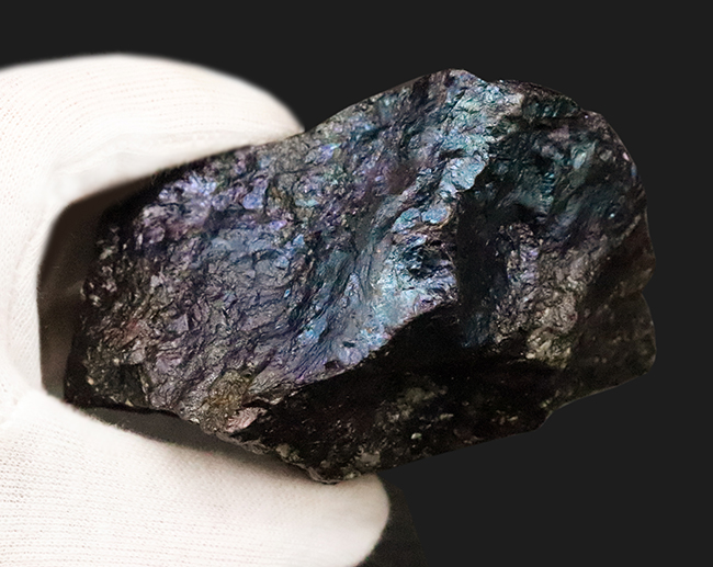 産状をそのまま残したナチュラルさが魅力。閉山した有名産地から採集された、コレクション性の高いボルナイト（斑銅鉱／Bornite）（その8）