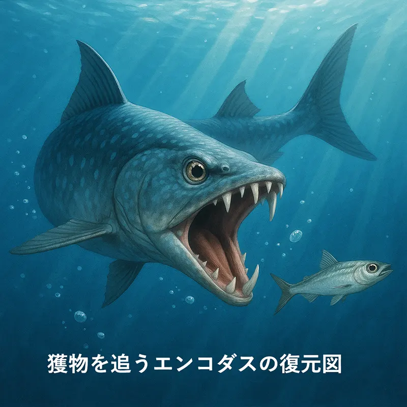 サーベル歯のニシン！？白亜紀の海の活発なハンター、古代魚エンコダス（Enchodus）の歯化石（その7）