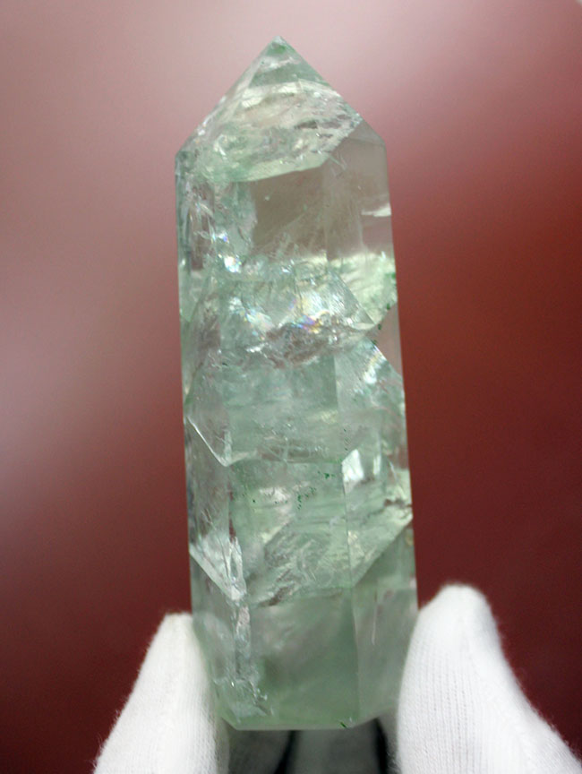六角柱タワータイプ！鉱物グリーンフローライト（fluorite