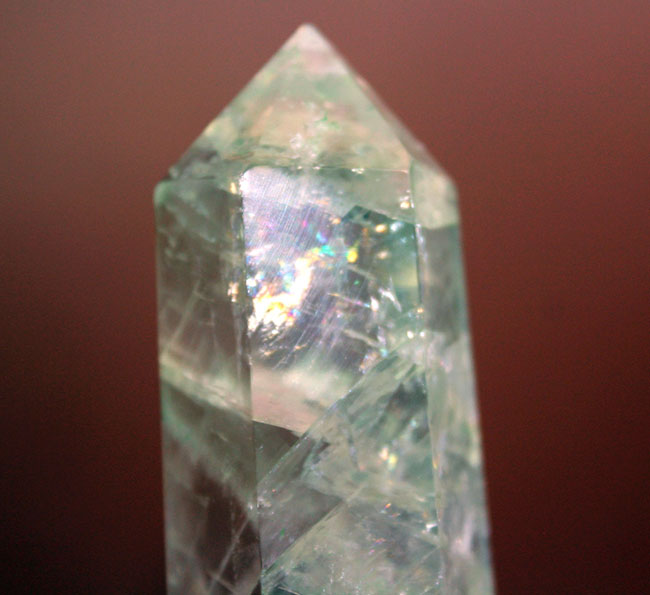 六角柱タワータイプ！鉱物グリーンフローライト（fluorite）（その5）