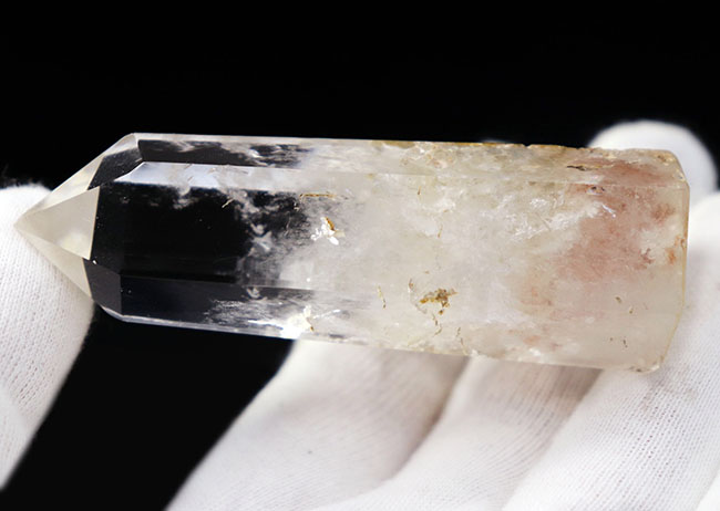 下部に桜が咲いたような不思議な箱庭を持つ水晶、その名もガーデンクォーツ(Garden Quartz)(その5)