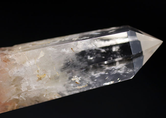 下部に桜が咲いたような不思議な箱庭を持つ水晶、その名もガーデンクォーツ(Garden Quartz)(その7)