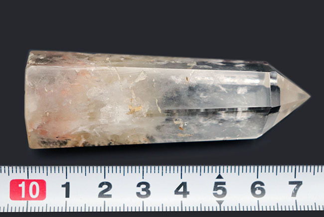 下部に桜が咲いたような不思議な箱庭を持つ水晶、その名もガーデンクォーツ(Garden Quartz)(その9)