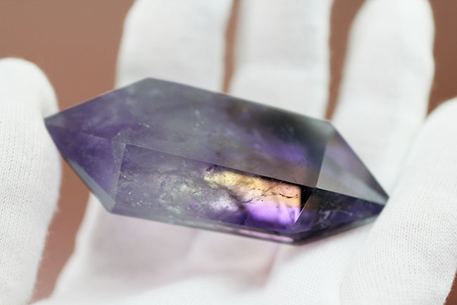 入手困難性極めて高し、アメシストとシトリンが同時に見られるアメトリン(Ametrine)。しかもナチュラル。(その2)