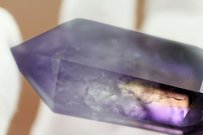 入手困難性極めて高し、アメシストとシトリンが同時に見られるアメトリン(Ametrine)。しかもナチュラル。(その3)