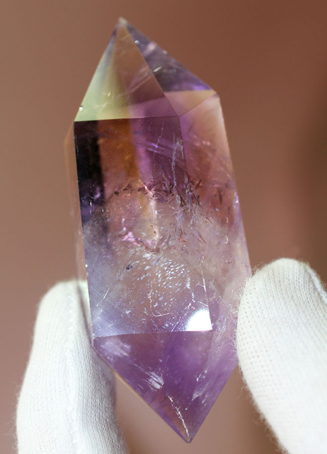 入手困難性極めて高し、アメシストとシトリンが同時に見られるアメトリン(Ametrine)。しかもナチュラル。(その9)
