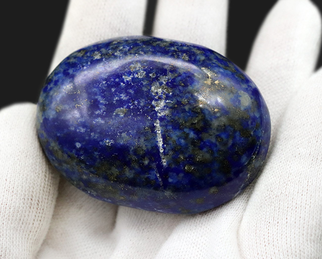 人気！高品位で知られるアフガニスタン産の天然ラピスラズリ（Lapis lazuli）のカボション（その4）