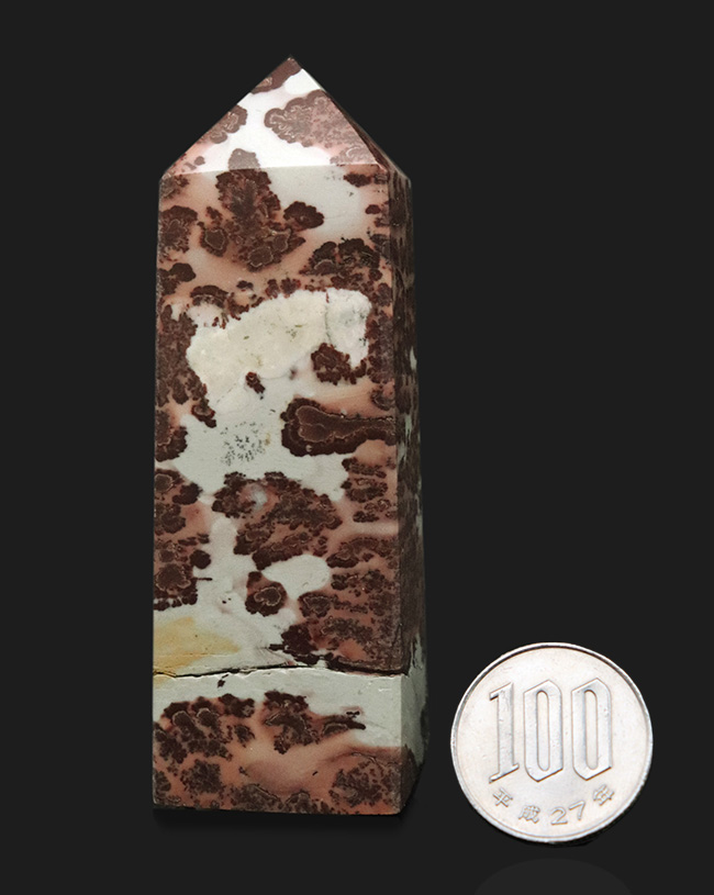 ⬛︎【一点もの】ピクチャージャスパー スライス 自然風景画模様 台座