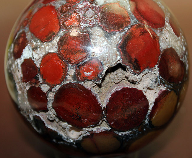 ジャスパーの王様、キングコブラオービキュラージャスパー(Orbicular Jasper)が登場。特大サイズで、なおかつ最高品費。1300グラムオーバー!(その11)
