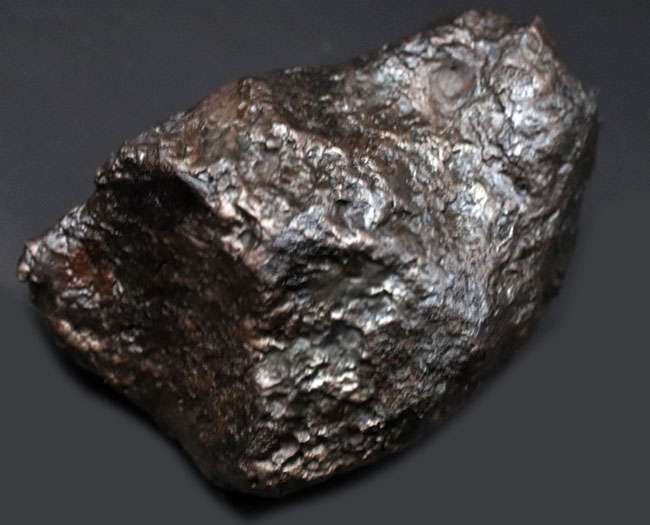 美しい金属光沢を放つ隕鉄、悠久の時を経て、あなたのもとに！８８０グラムのヘビー級鉄隕石、カンポ・デル・シエロ（Campo del Cielo）（その8）